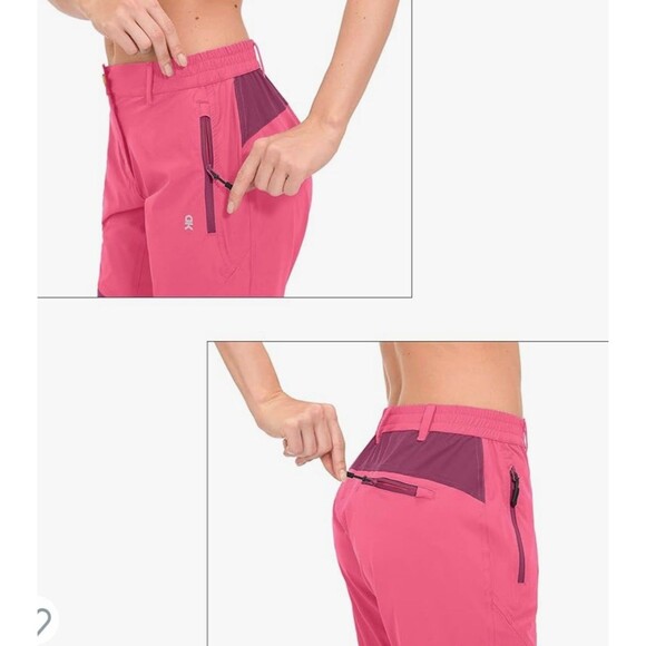 Little Donkey Andy Hiking Capris Size S New With Tags Hot Pink - Picture 5 of 12